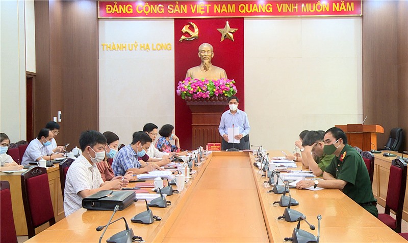 BTV Thành ủy làm việc với Đảng bộ các xã: Đồng Lâm, Đồng Sơn, Lê Lợi, Thống Nhất, Sơn Dương