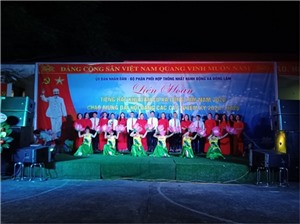 Liên hoan tiếng hát khu dân cư xã Đồng Lâm