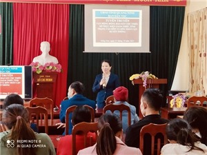 Tập huấn phòng ngừa tảo hôn và hôn nhân cận huyết thống tại xã Đồng Sơn