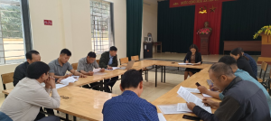 Đảng ủy xã Đồng Lâm làm việc 3 chi ủy thôn Cài, thôn Đèo Đọc và thôn Khe Lèn.