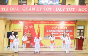 Trường Tiểu học và THCS Đồng Lâm 1 Kỷ niệm 70 năm chiến thắng Điện Biên Phủ (7/5/1954-7/5/2024).