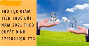 Giảm 30% tiền thuê đất cho đối tượng bị ảnh hưởng bởi dịch Covid-19